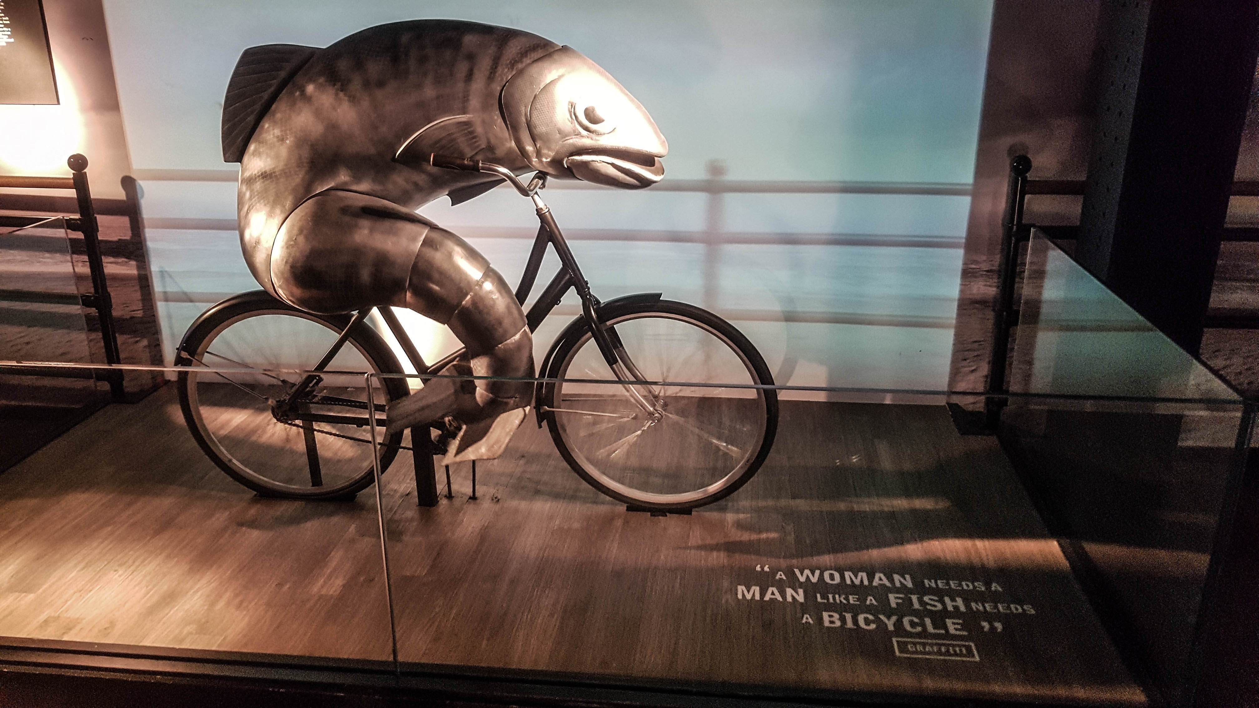 Campaña publicitaria de Guinness: Fish on a bicycle