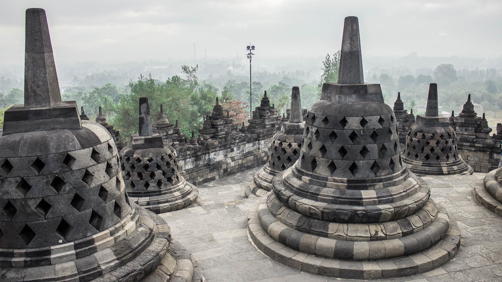 Entorno increíble en Borobudur