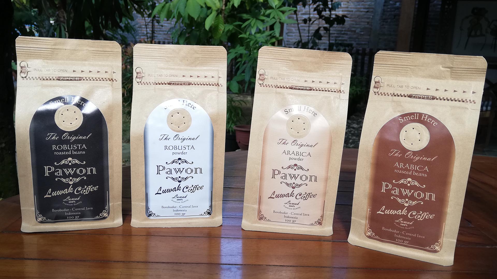 Diferentes tipos de café Kopi Luwak