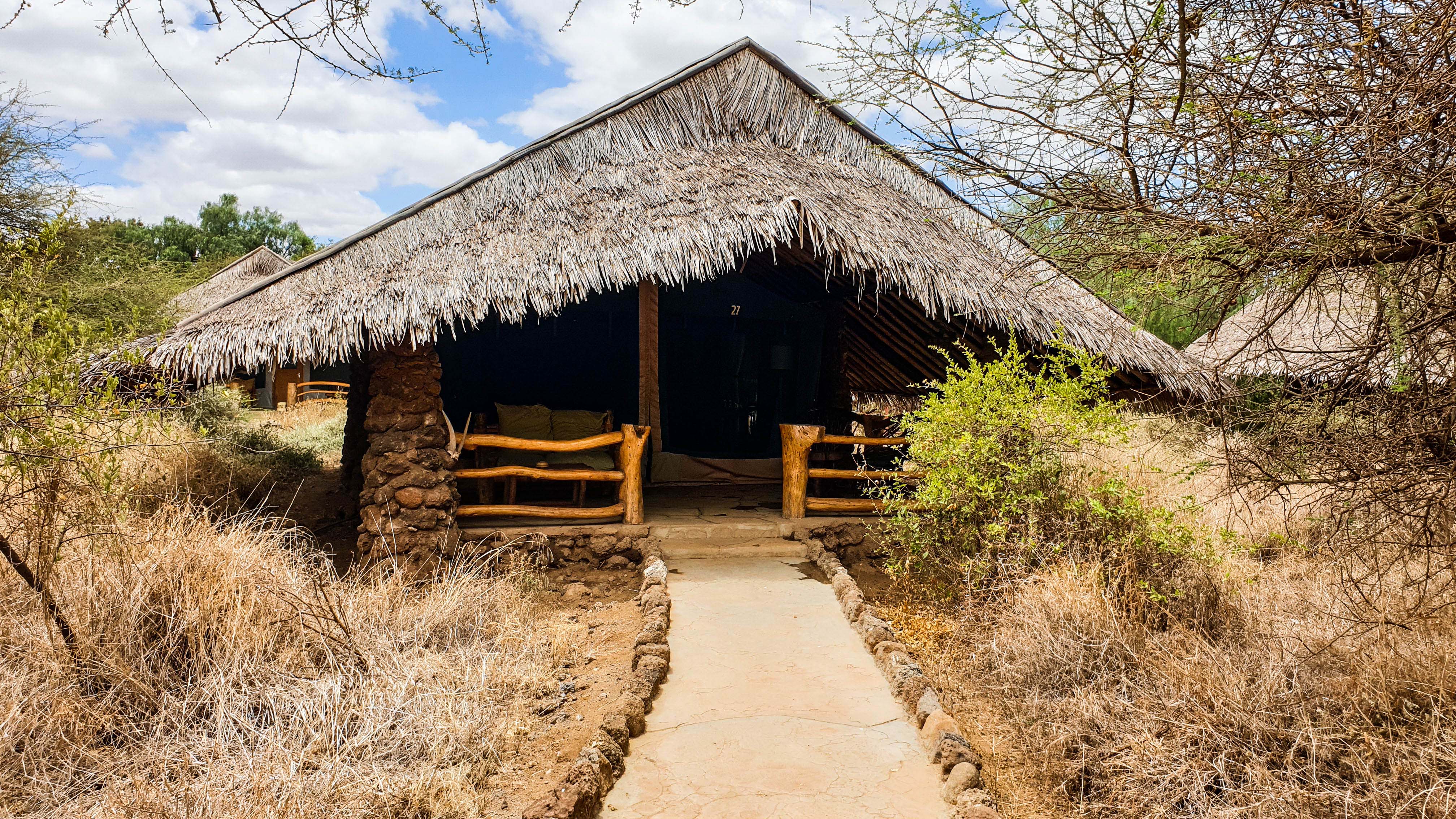 Nuestra cabaña en Kibo Safari Camp, Amboseli, Kenia