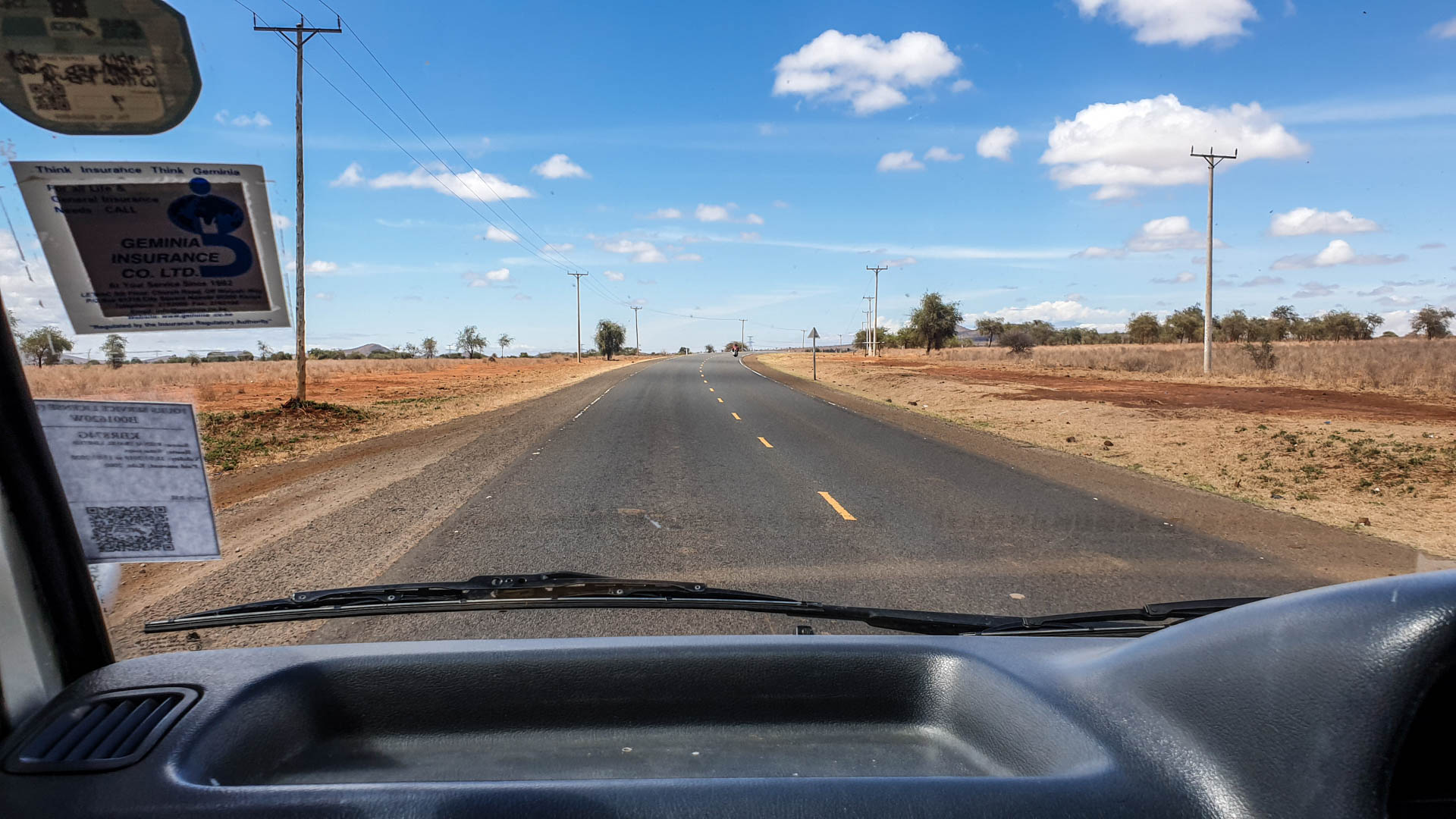 Carretera hacia Amboseli, Kenia
