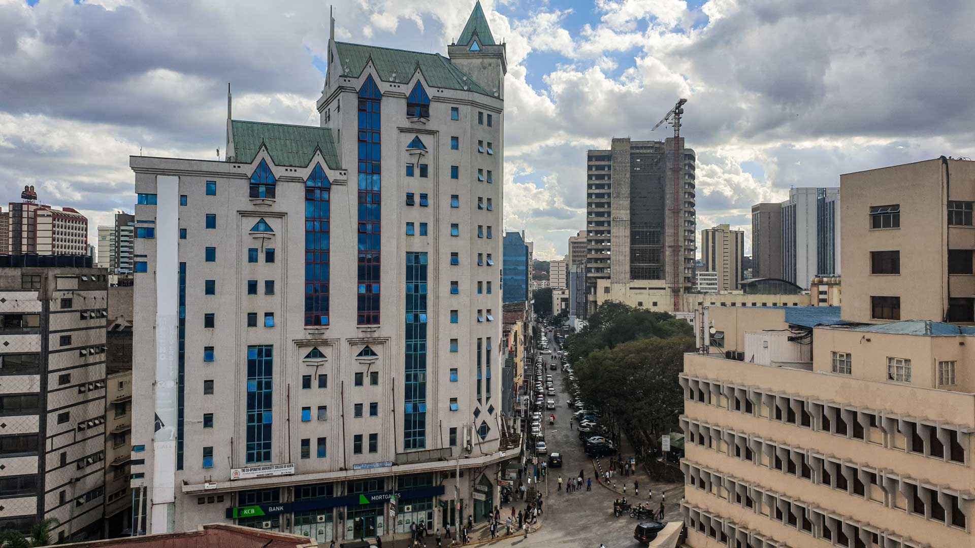 Vistas de Nairobi desde el Hotel Best Western Plus Meridian, Nairobi, Kenia