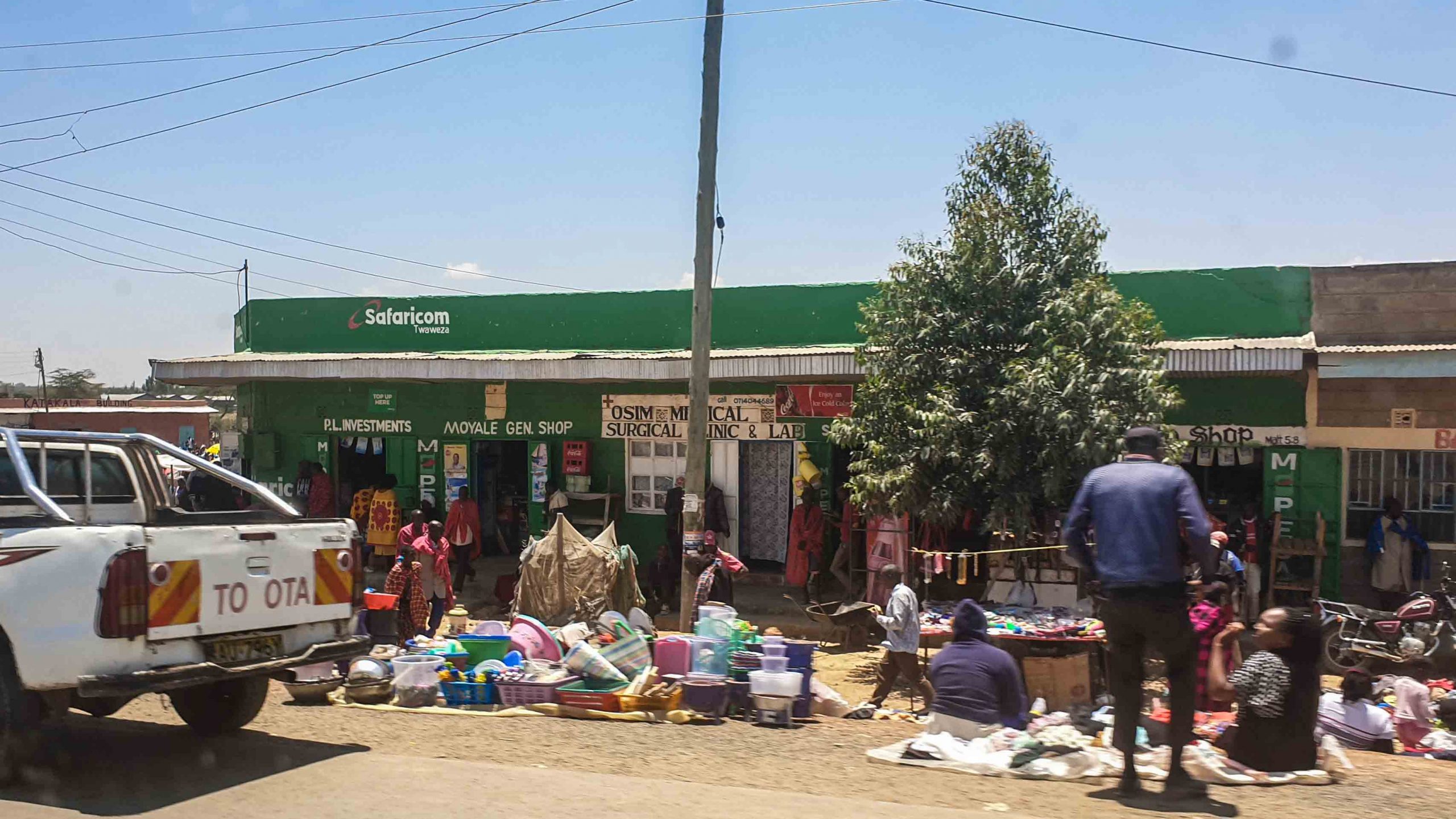 Punto de venta de Safaricom, Kenia