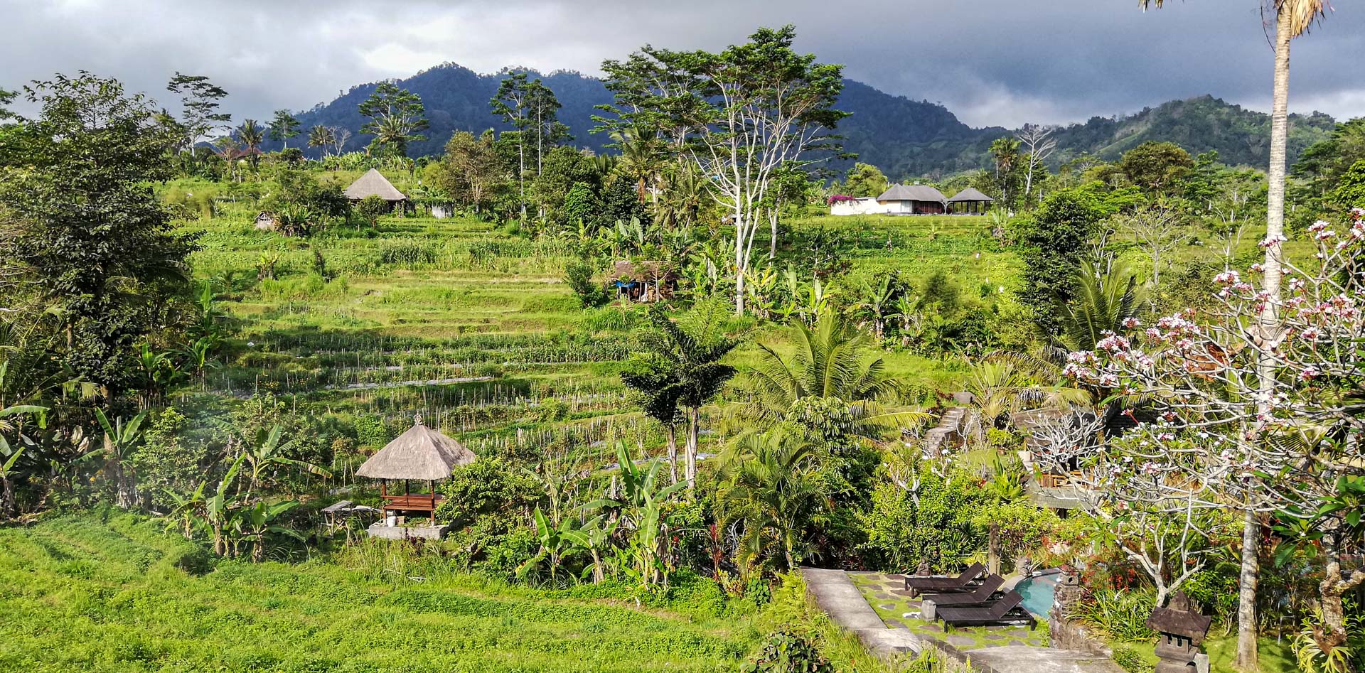 Vistas desde nuestra villa en Abian Ayu Villa, Sidemen, Bali
