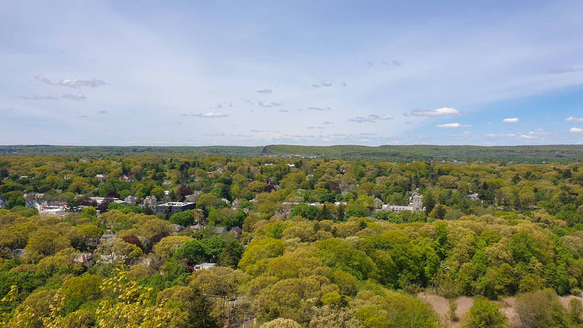Vistas de West Rock Park, New Haven, Connecticut